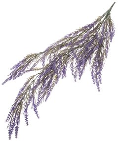 Větev z umělé levandule, výška 82 cm