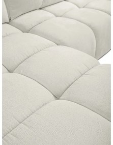 Rozkladacia rohová čalúnená sedacia súprava s úložným priestorom do L ALMADA ľavá béžová