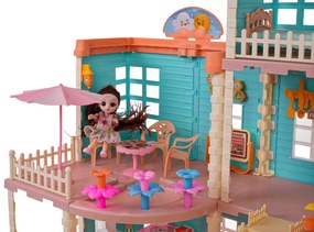 Interaktívny domček pre bábiky s príslušenstvom RAMIZ ZDZ.668-6A