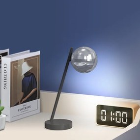 ONLI - Stolná lampa PALOMA 1xG9/10W/230V 38,5 cm čierna/dymová