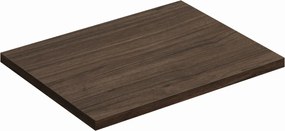 Koupelnová sestava Villa s deskou a zrcadlem 60 cm ořech
