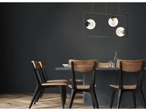 Klausen 103002 - Luster na lanku REY 3xE27/7W/230V čierna