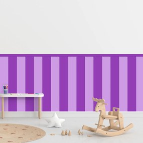 PIPPER. Textilná samolepiaca tapeta - Obdĺžnik - Fialová farba Farba: Kombinácia, Veľkosť: 100 cm