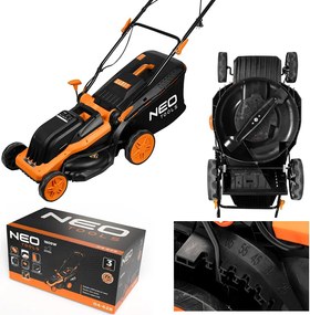 Kosačka 1600 W 380 mm, kôš 45 l Neo Tools 04-628
