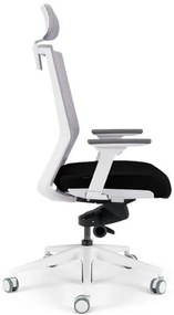 bestuhl -  BESTUHL Kancelárska stolička S27 WHITE čierna