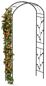 FloraBelle Arch ružový oblúk, ozdobné vzory listov, odolný voči poveternostným vplyvom, pomôcka na popínanie
