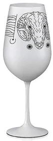 Crystalex pohár Zverokruhy Baran biela 550 ml