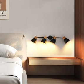 Brilagi - Bodové svietidlo ODENSE 4xE14/10W/230V kaučukovník/čierna