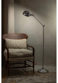 Stojacia lampa v striebornej farbe (výška 143 cm) Portland - Markslöjd