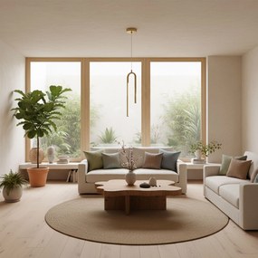 Toolight Toolight, LED stropné svietidlo, APP1803-CP, zlatá matná, OSW-04061