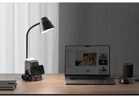 Immax 08999L - LED+CCT stmievateľná stolná lampa s bezdrôtovým nabíjaním QI IDEAL LED/8W/230V hnedá