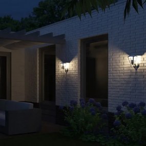 Philips 15388/31/16 - Vonkajšie nástenné svietidlo s čidlom MYGARDEN CREEK 1xE27/60W/230V