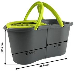 4Home Rotačný mop Rapid Clean Twin