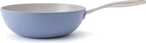Elmich Nepriľnavá keramická panvica wok Zen Ø 28 cm – modrá