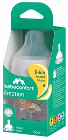 Dojčenská fľaša Emotion 150ml 0-6m White