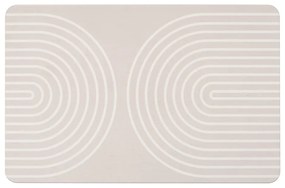 Béžová kúpeľňová predložka z kremeliny 39x60 cm Nazca – Wenko