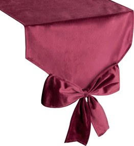 VIANOČNÝ BEHÚŇ NA STÔL RIBBON 32X240 CM BORDOVÁ