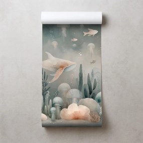 Tapeta podmorský svet s medúzami