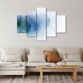 Obraz - Geometrické útvary (150x105 cm)