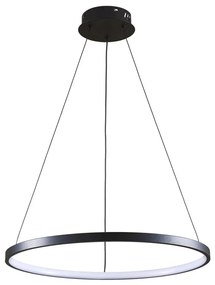 LED Luster na lanku LEA LED/20W/230V 4000K pr. 50 cm čierna