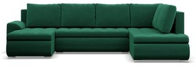 Rohová rozkladacia sedacia súprava TOKIO II PRO Pravá Zelená