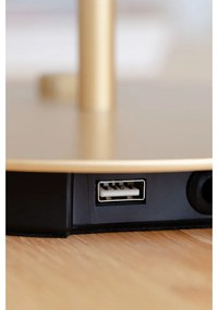 Svetlosivá LED stolová lampa so stmievačom s kovovým tienidlom (výška 41,5 cm) Asteria Table – UMAGE