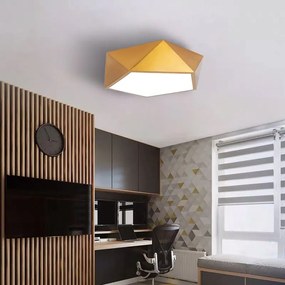 Toolight - Stropné svietidlo Diamond 30cm E27 3x60W APP875-C, zlatá, OSW-08973