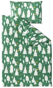 Bavlnené obliečky EVERGREEN DREAMS zelené Rozmer obliečky: 70 x 90 cm | 140 x 200 cm