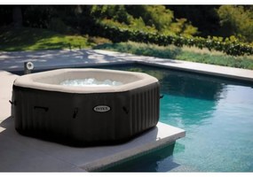 Marimex | Vírivý bazén Pure Spa - Jet & Bubble Deluxe HWS 4+ Solárna sprcha UNO 35 l hliníková s LED svetlom | 19900164