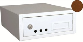 WETRA-XT, Vision France Duplex - poštová schránka, hnedá