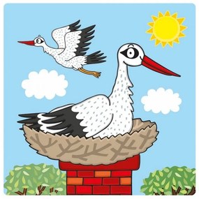 Dino puzzle Zvieratá: Kde žijú 3-5 detské puzzle