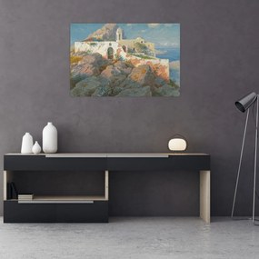 Obraz - William Stanley Haseltine, Santa Maria a Cetrella, Anacapri, reprodukcia (90x60 cm)