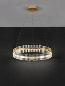 LED stmievateľný platinum zlaté moderné svietidlo Kezo-78
