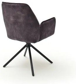 Jedálenské stoličky NEXORO, 2 ks, antracit