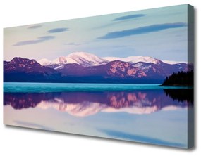 Obraz Canvas Hory jazero príroda 140x70 cm