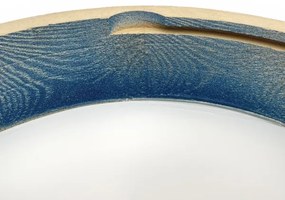 Brilagi - Stropné svietidlo PINO 1xE27/15W/230V borovica/modrá pr. 27,5 cm