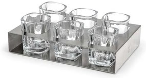 Leopold Vienna poháre na panáky s táckou 50 ml 6 ks