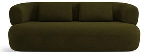 Zelená pohovka z textílie bouclé 178 cm Jenny – Micadoni Home