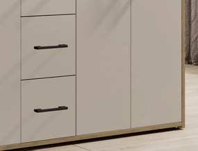 Komoda Drift, dub artisan/kašmírová béžová