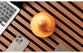 Tmavohnedá svetelná dekorácia na USB ø 12 cm Sand Storm – Gingko