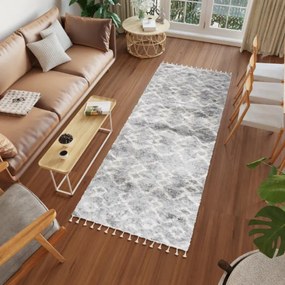 Koberec / behúň AZTEC Q742A EJF sivý