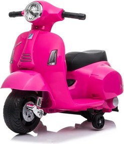 LEAN CARS Vespa GTS 300 Mini kolobežka na batérie ružová