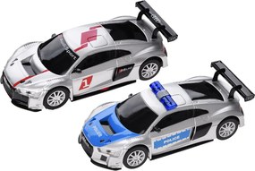 JOKOMISIADA Elektrická pretekárska dráha pre rallye, 2 autá AUDI, trať 8 m, RC0620