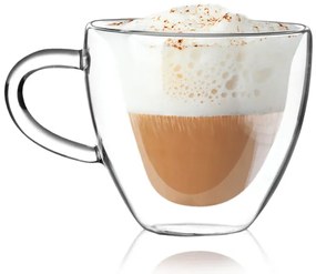 Sada dvoch šálok CEMBRA HEARTS s dvojitým dnom ALL 932902 300 ml (2 ks)