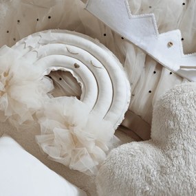 Závesná dekorácia dúha vanilka 35x27x12cm