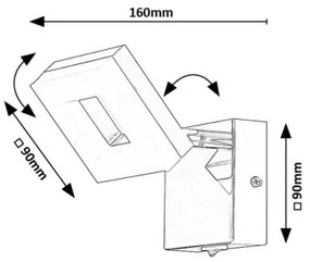 Rabalux 75018 - LED Kúpeľňové nástenné svietidlo BLAS LED/5W/230V 4000K