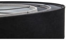 Luster na lanku TRINITI 1xE27/60W/230V čierna/šedá