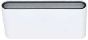 Ecolite ZFP12-BI - LED Vonkajšie nástenné svietidlo BRICK 2xLED/6W/230V IP65 biela