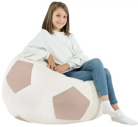 Plyšové kreslo v tvare lopty – ružové, moderné a pohodlné Veľkosť: XL