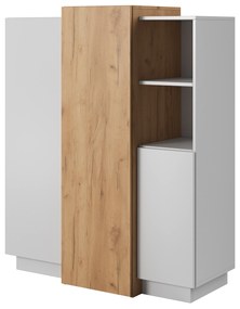 Skrinka Three 3D (dub craft zlatý + biela). Vlastná spoľahlivá doprava až k Vám domov. 1071392